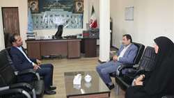 دیدار مدیر شبکه بهداشت و درمان دامغان با دادستان عمومی و انقلاب این شهرستان